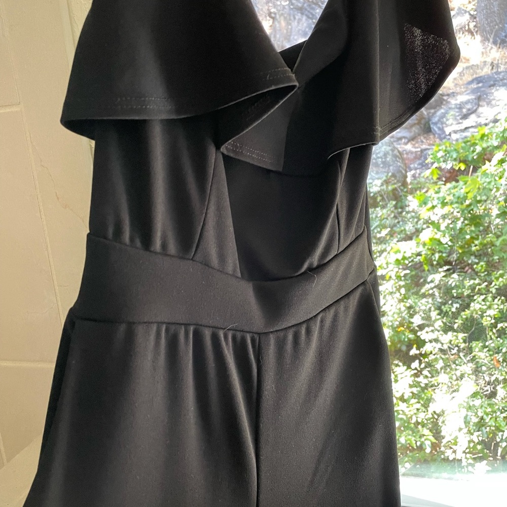Black one strap pant jumper by Teeze Me. Size 5